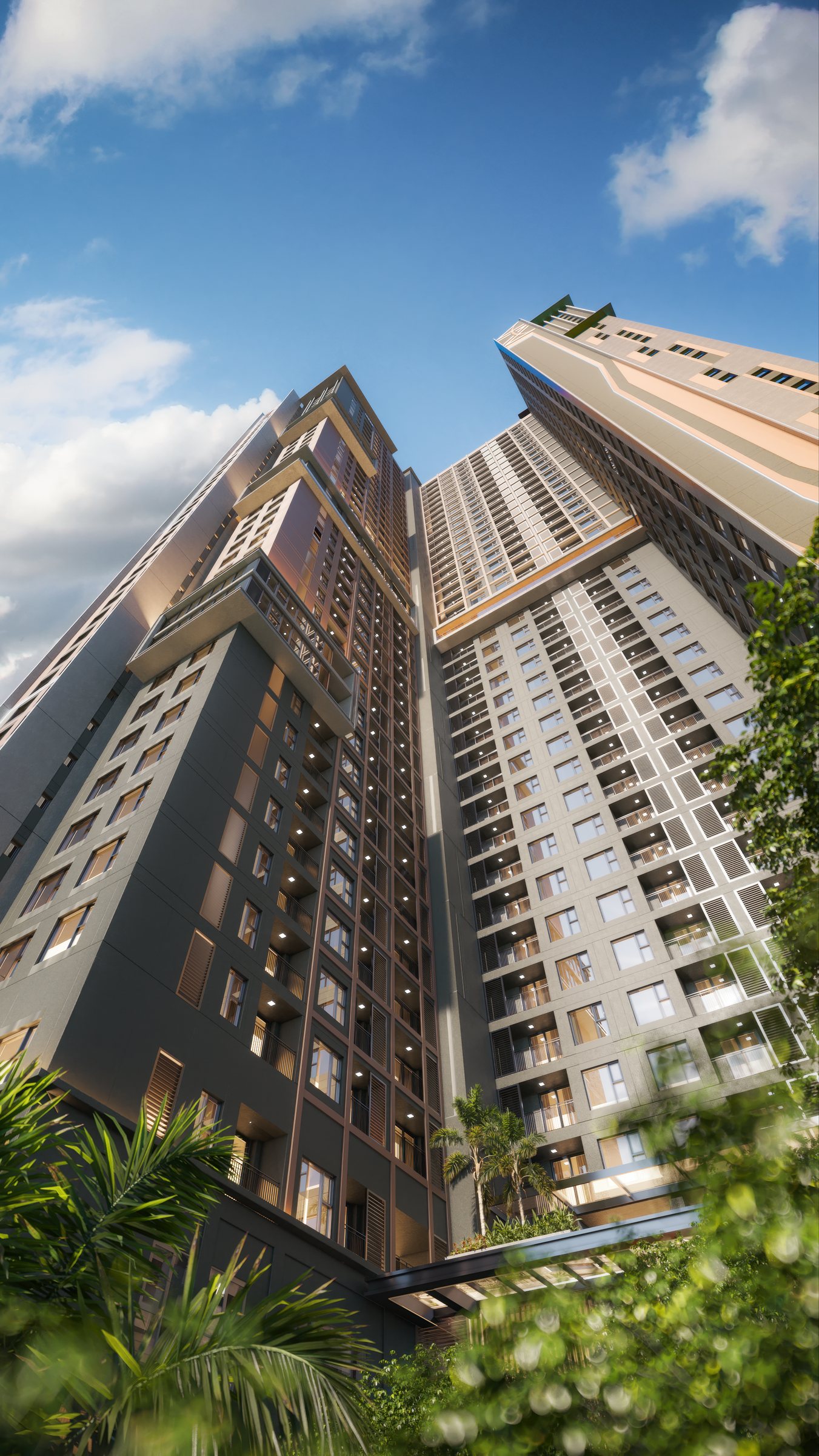 Phối cảnh nghệ thuật tháp AVA Center