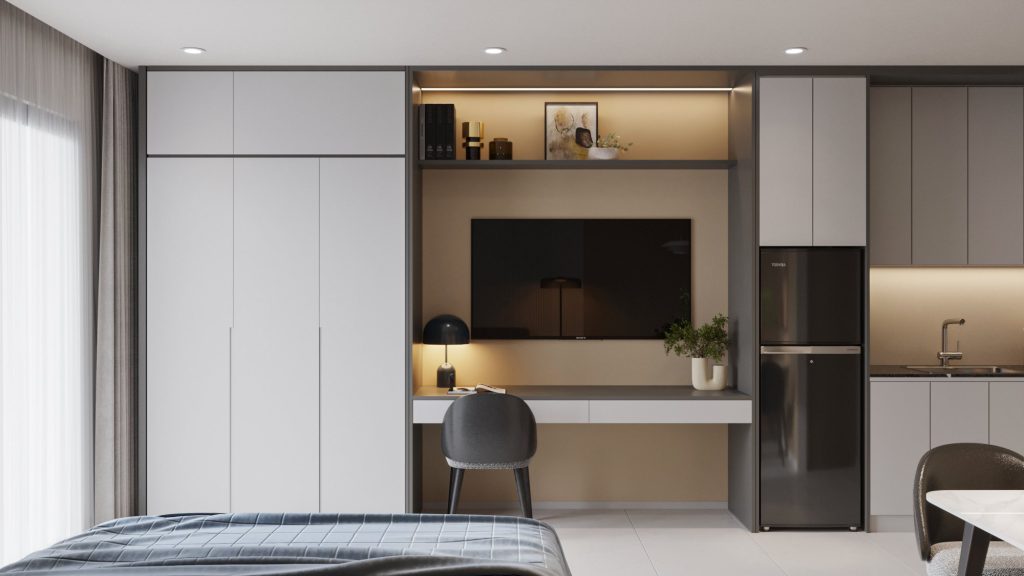 Căn hộ mẫu A1 phong cách Modern Vibe