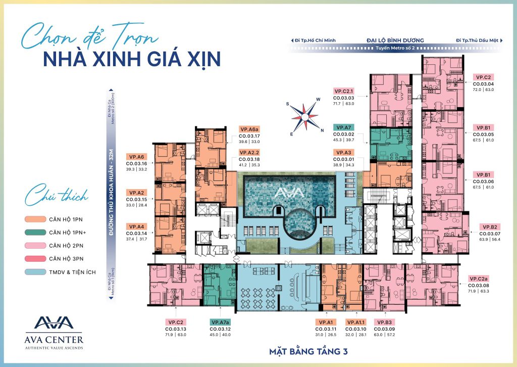 Tầng 3 – hồ bơi